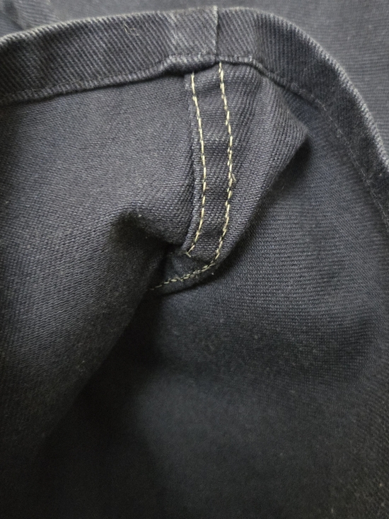 VTG 90s Ben Davis Gorilla Cut Navy Work Wear Pants 38x32 - Picture 8 of 9